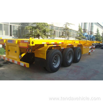 3 Axles 40Ft Skeleton Container Trailer